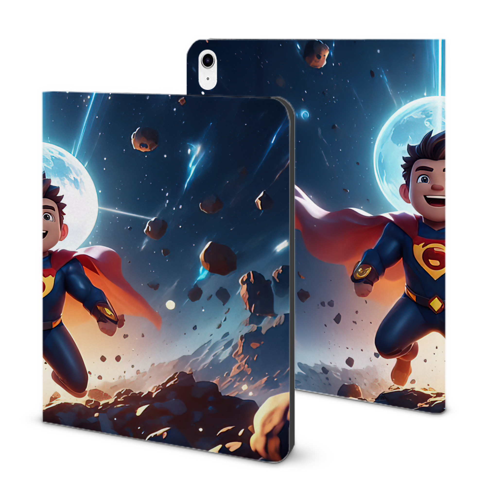 （画像用） アベンジャーズ The Avengers IPad ケース ブック型 PUレザー TPU 耐衝撃 軽量 薄型 ペン収納なし 全面保護 IPad 各モデル対応